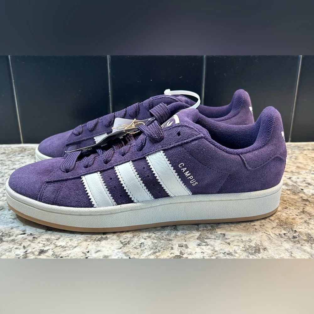 Adidas Dark Purple Sneakers - Picture 5 of 9